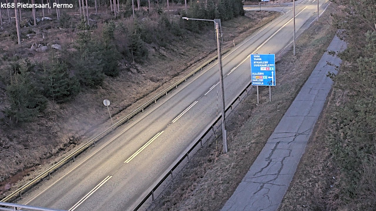 Kelikamerat Kuva Tie 68 Pietarsaari, Permo, Pietarsaari, Pohjanmaa