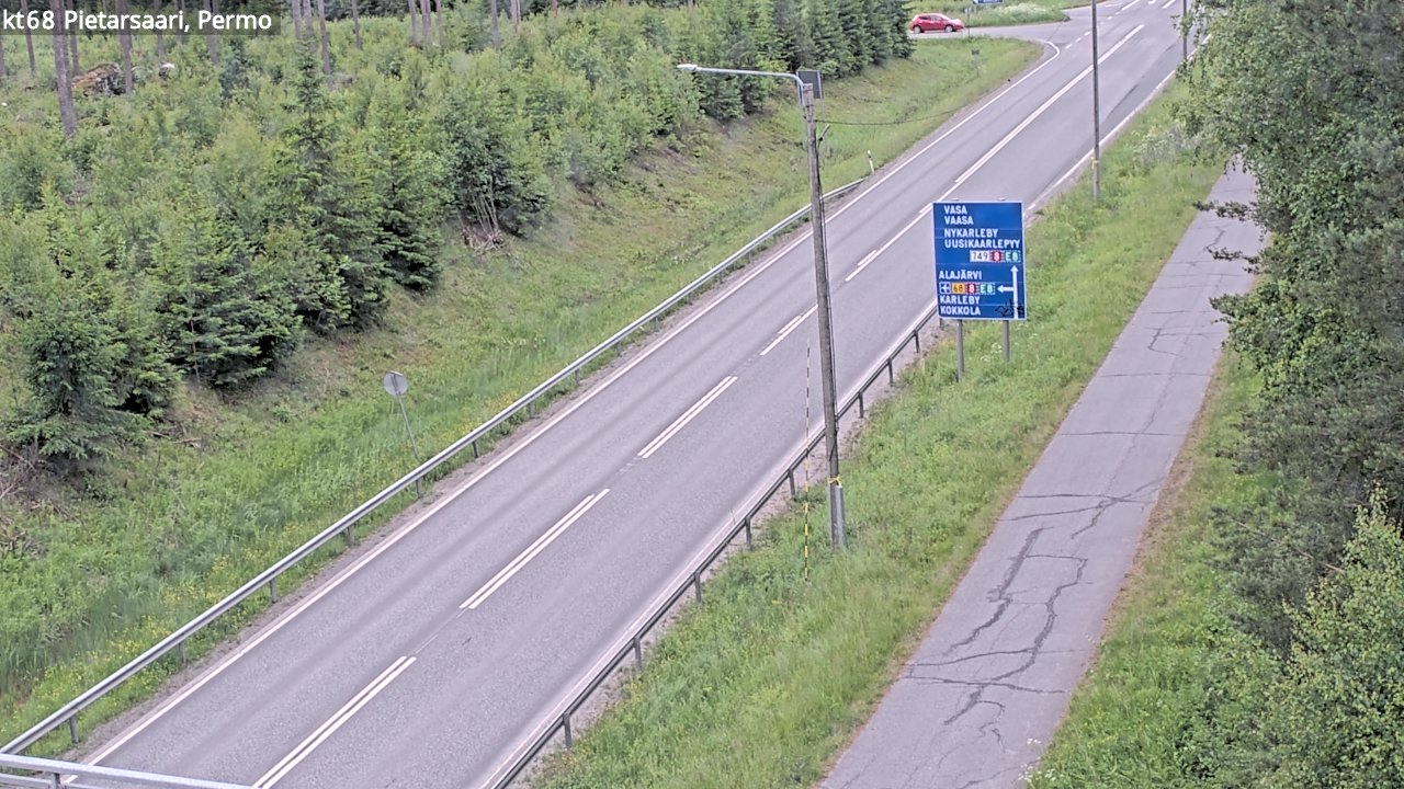 Kelikamerat Kuva Tie 68 Pietarsaari, Permo, Pietarsaari, Pohjanmaa