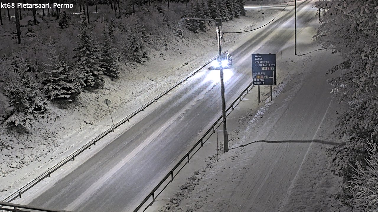 Kelikamerat Kuva Tie 68 Pietarsaari, Permo, Pietarsaari, Pohjanmaa