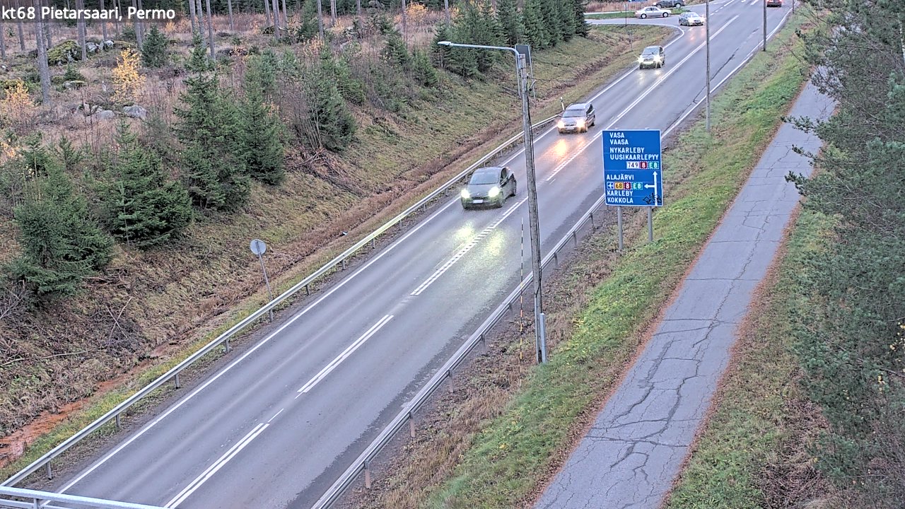 Kelikamerat Kuva Tie 68 Pietarsaari, Permo, Pietarsaari, Pohjanmaa