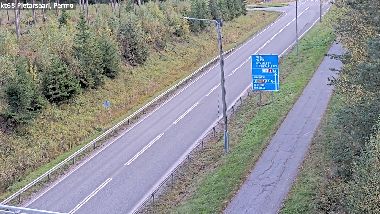 Kelikamerat Kuva Tie 68 Pietarsaari, Permo, Pietarsaari, Pohjanmaa