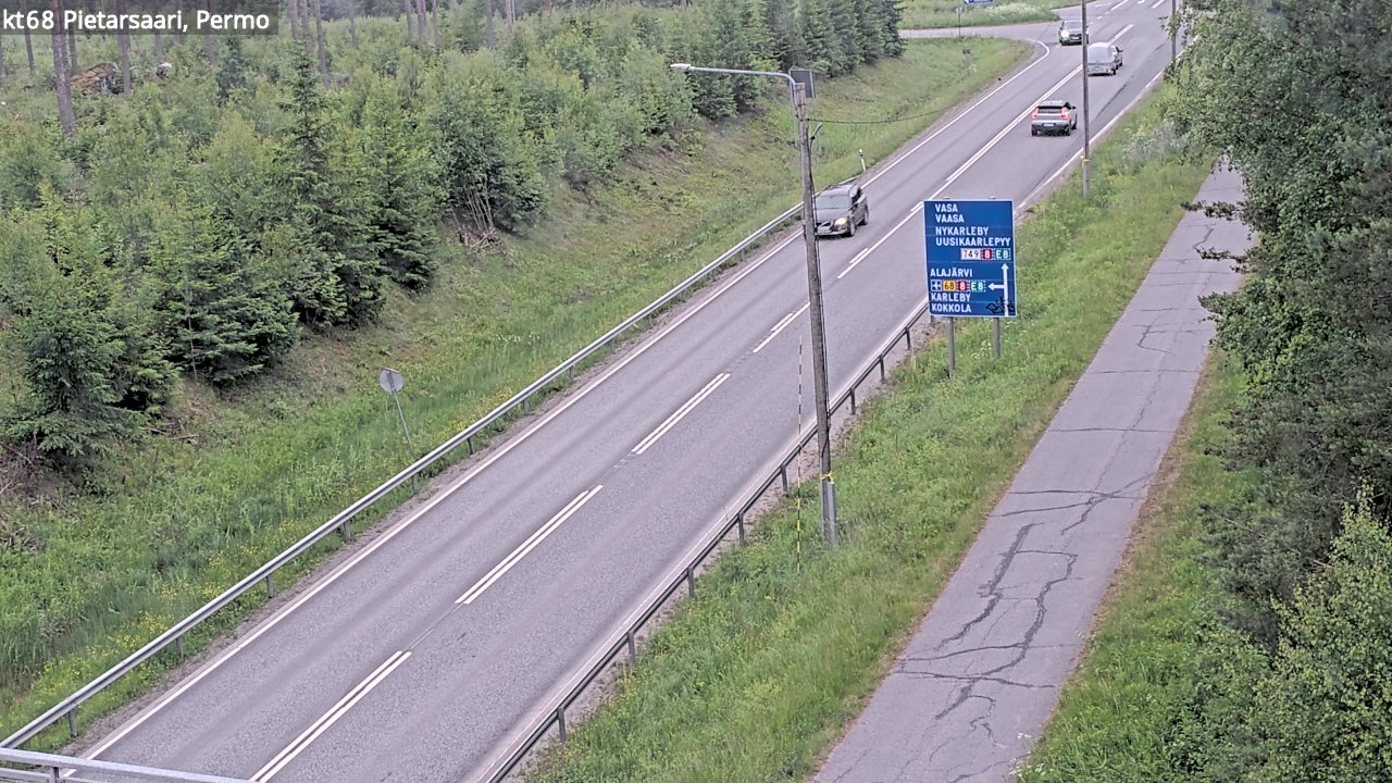 Kelikamerat Kuva Tie 68 Pietarsaari, Permo, Pietarsaari, Pohjanmaa