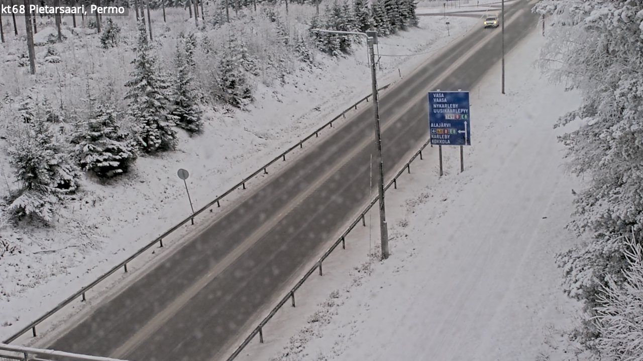 Kelikamerat Kuva Tie 68 Pietarsaari, Permo, Pietarsaari, Pohjanmaa