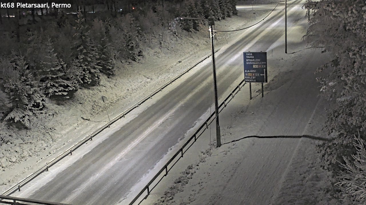 Kelikamerat Kuva Tie 68 Pietarsaari, Permo, Pietarsaari, Pohjanmaa