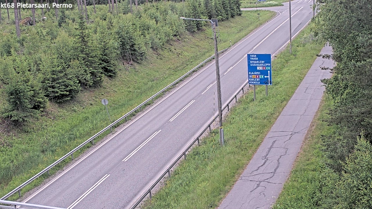 Kelikamerat Kuva Tie 68 Pietarsaari, Permo, Pietarsaari, Pohjanmaa