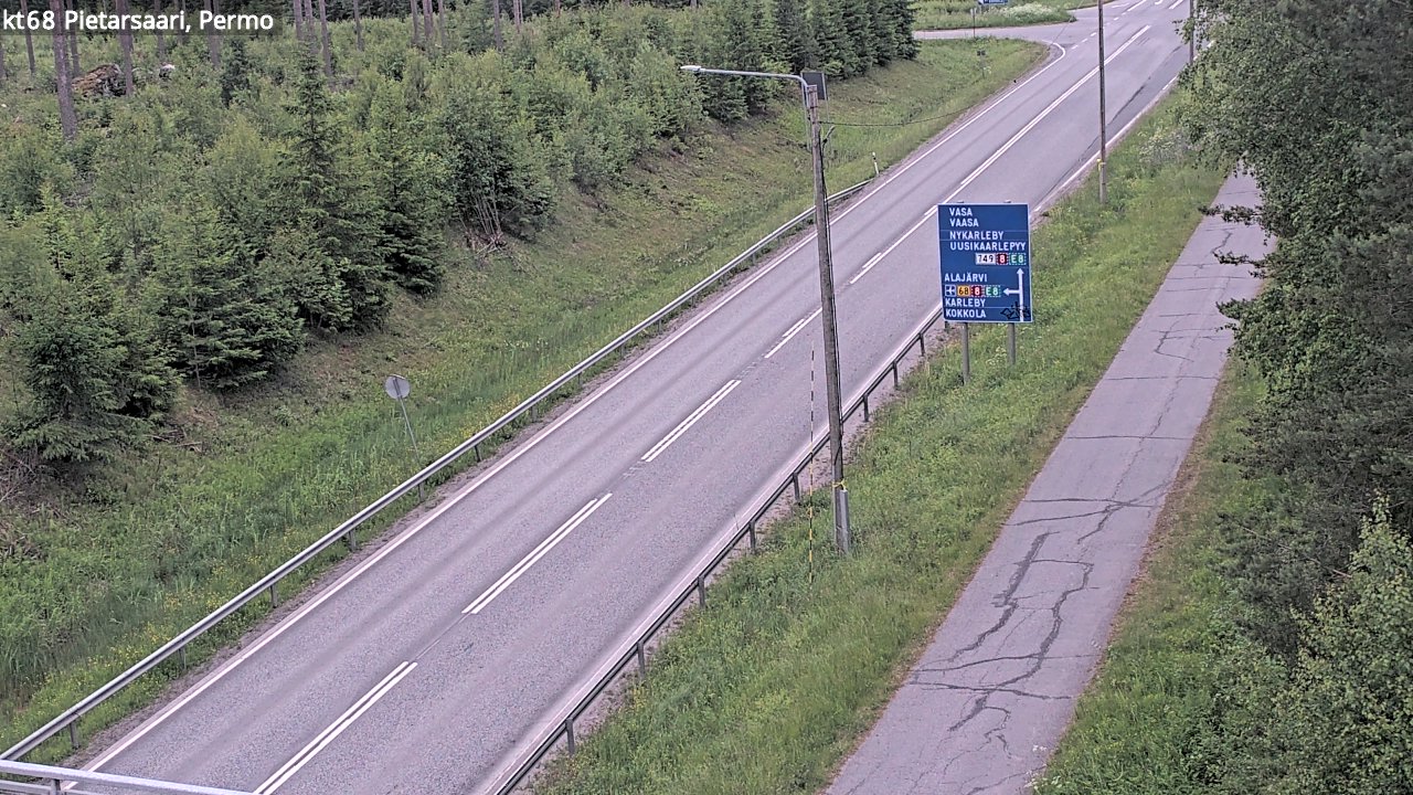 Kelikamerat Kuva Tie 68 Pietarsaari, Permo, Pietarsaari, Pohjanmaa