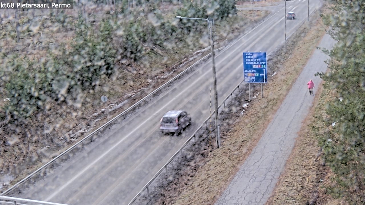 Weather Camera Image Väg 68 Jakobstad, Permo, Pietarsaari, Pohjanmaa