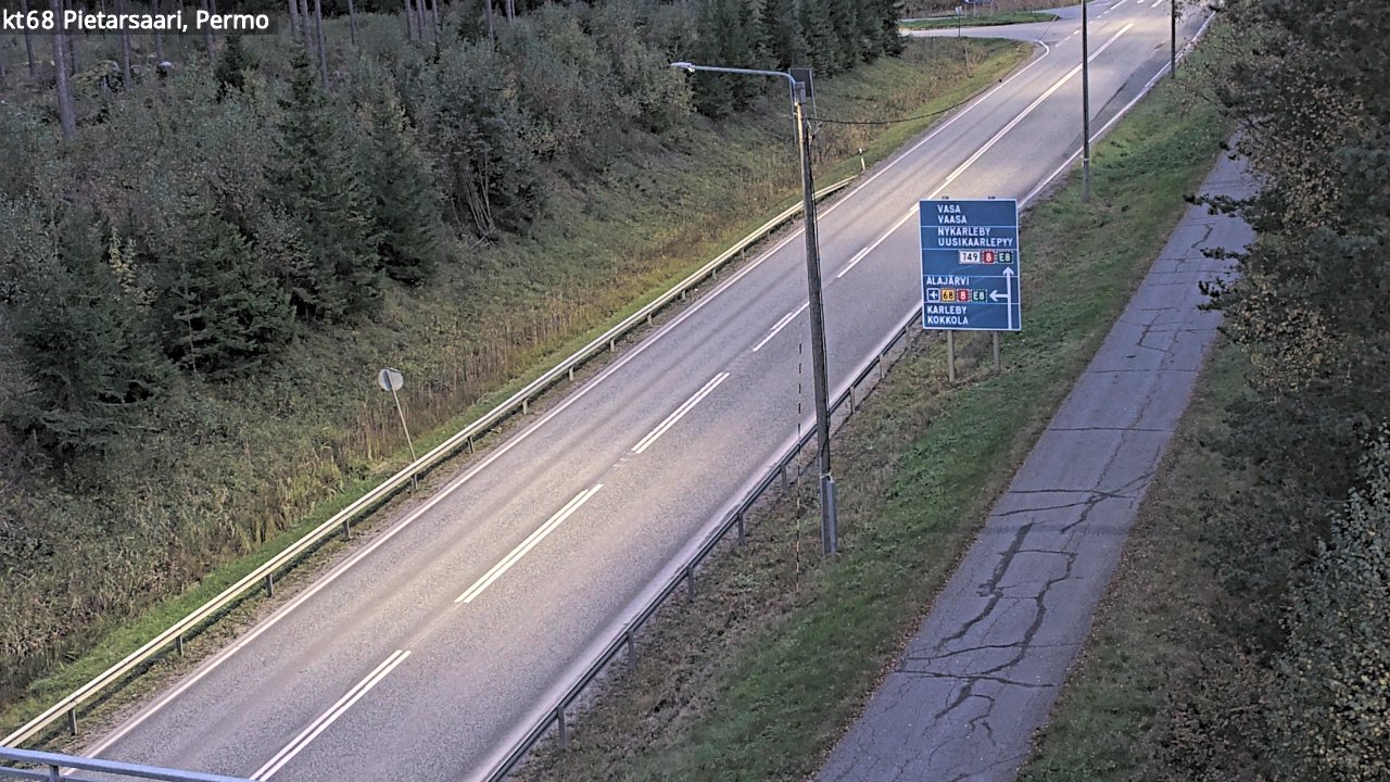Kelikamerat Kuva Tie 68 Pietarsaari, Permo, Pietarsaari, Pohjanmaa