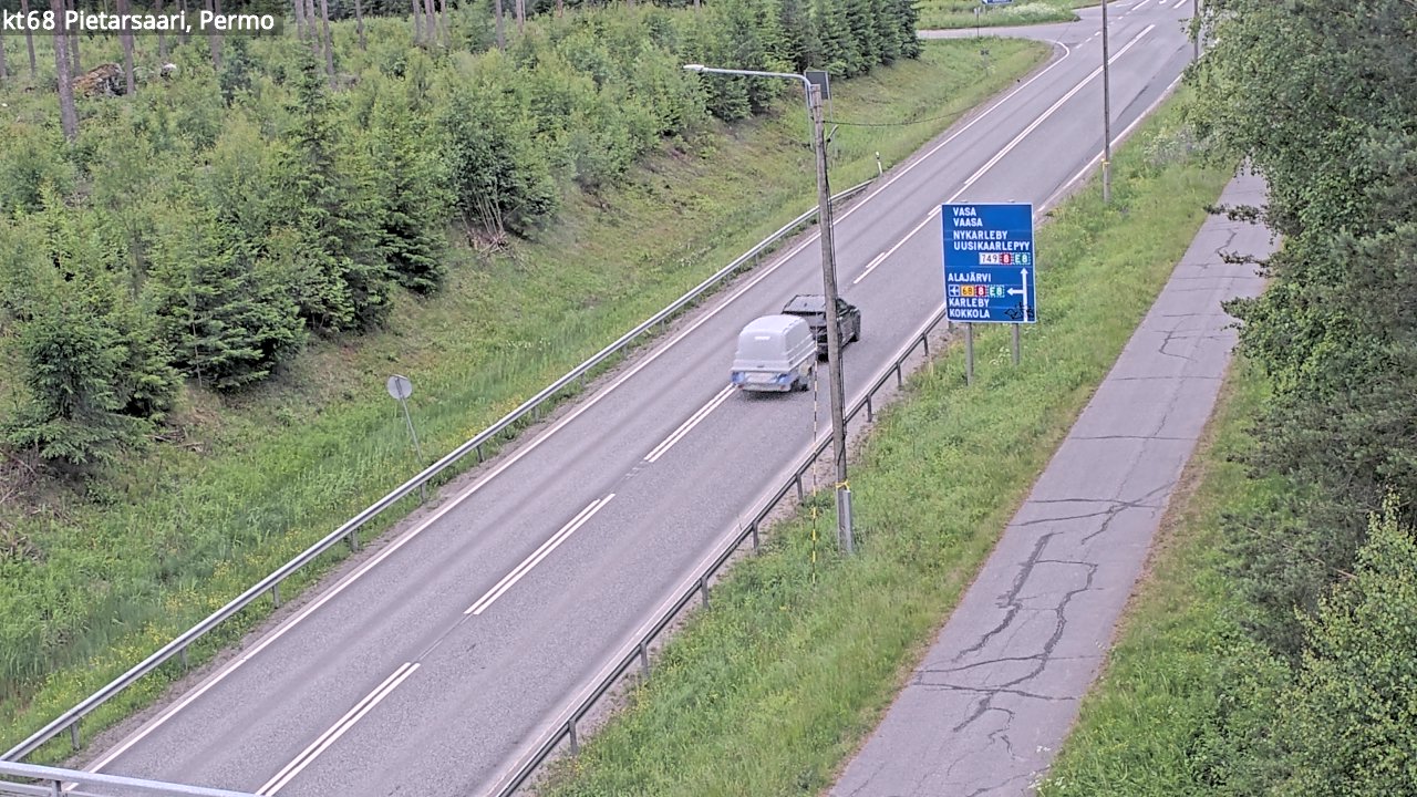 Kelikamerat Kuva Tie 68 Pietarsaari, Permo, Pietarsaari, Pohjanmaa