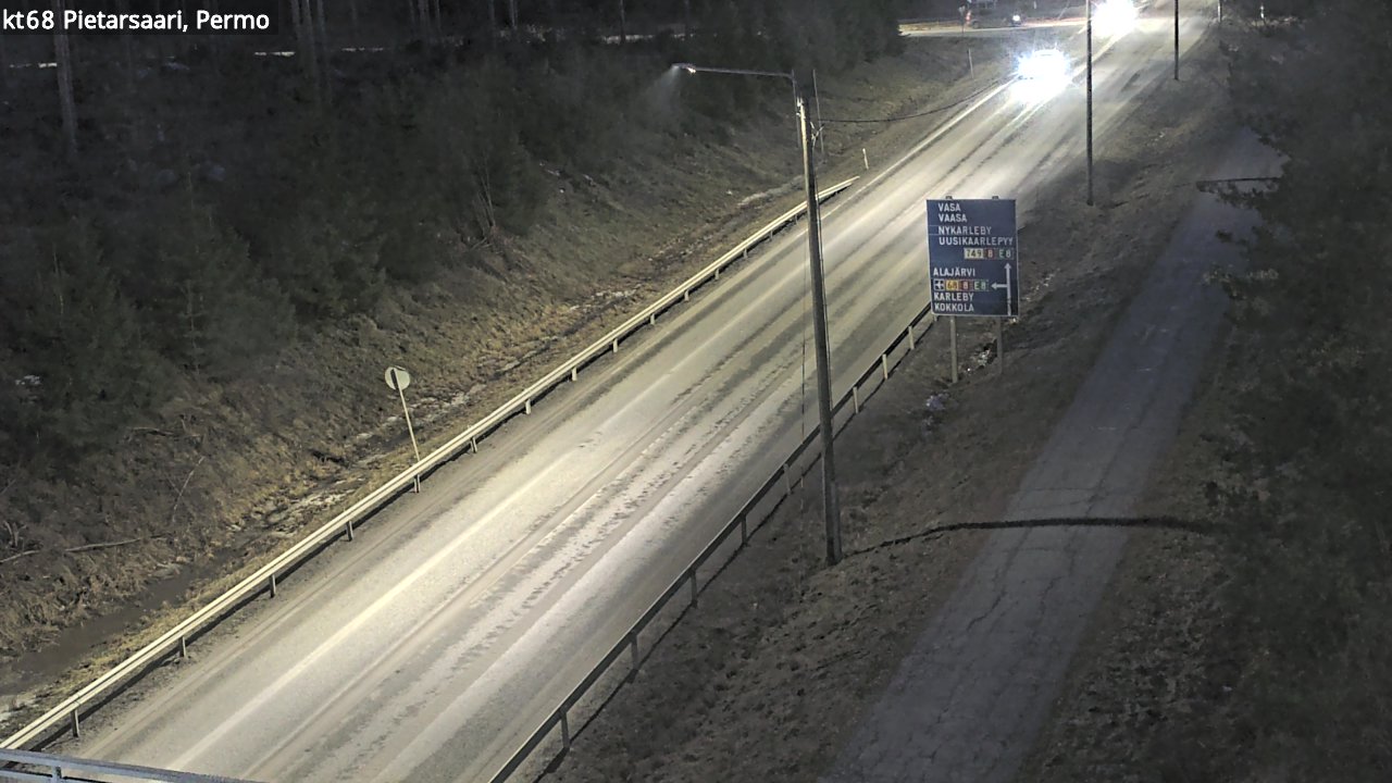 Kelikamerat Kuva Tie 68 Pietarsaari, Permo, Pietarsaari, Pohjanmaa