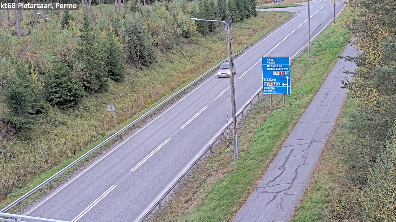 Kelikamerat Kuva Tie 68 Pietarsaari, Permo, Pietarsaari, Pohjanmaa