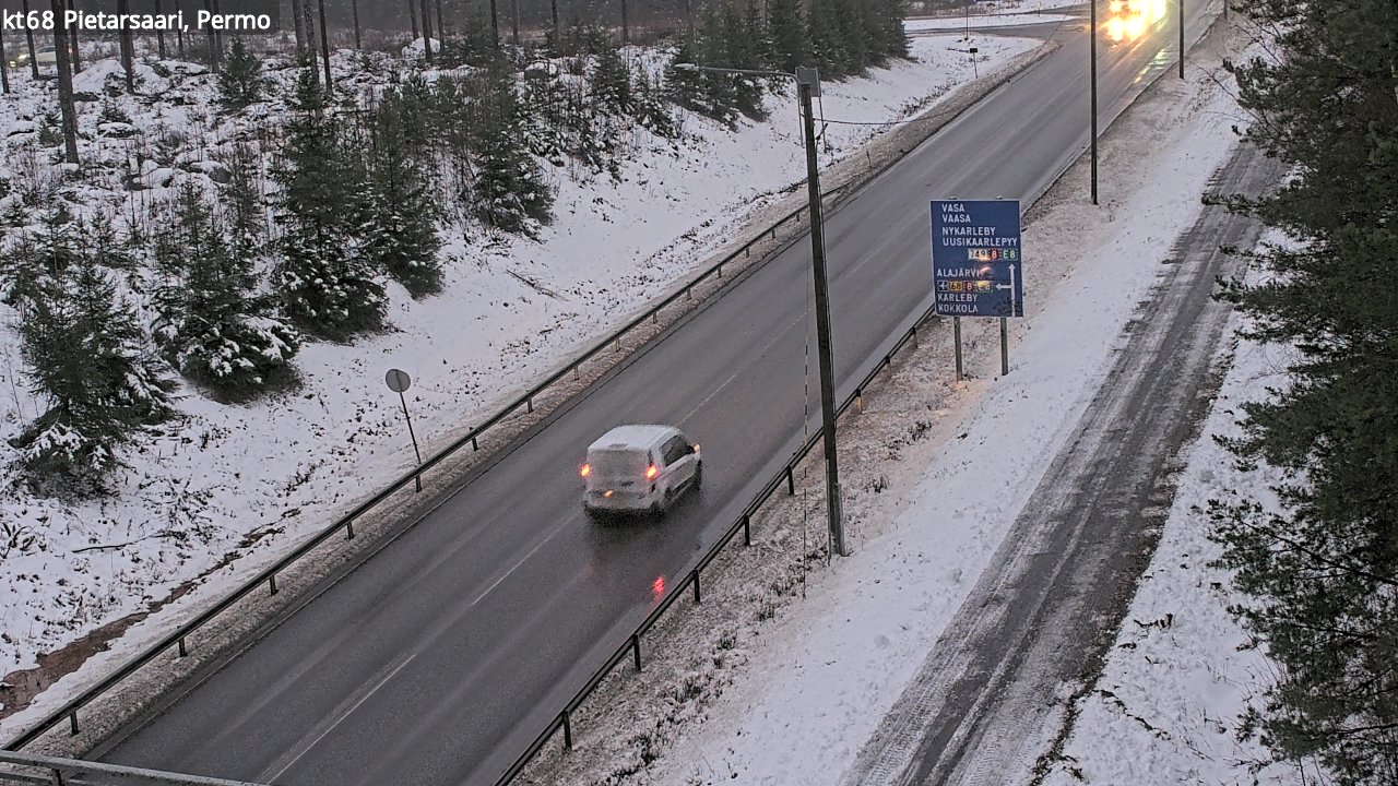 Weather Camera Image Road 68 Pietarsaari, Permo, Pietarsaari, Pohjanmaa