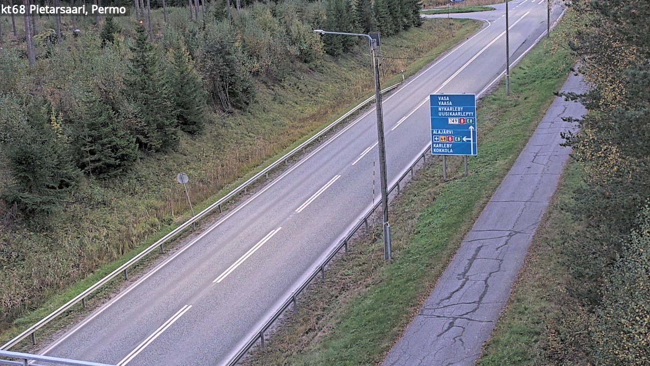 Kelikamerat Kuva Tie 68 Pietarsaari, Permo, Pietarsaari, Pohjanmaa