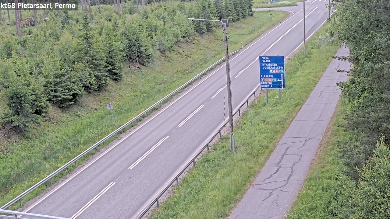 Kelikamerat Kuva Tie 68 Pietarsaari, Permo, Pietarsaari, Pohjanmaa