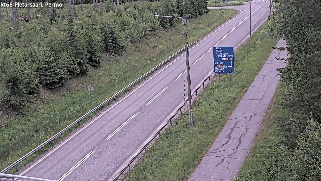Kelikamerat Kuva Tie 68 Pietarsaari, Permo, Pietarsaari, Pohjanmaa