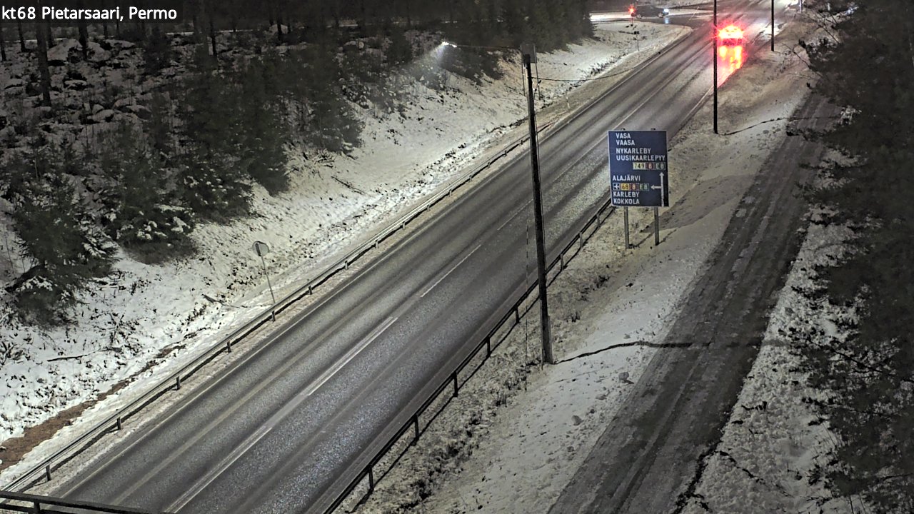 Weather Camera Image Road 68 Pietarsaari, Permo, Pietarsaari, Pohjanmaa