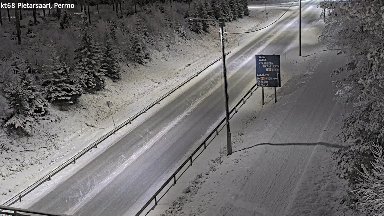 Kelikamerat Kuva Tie 68 Pietarsaari, Permo, Pietarsaari, Pohjanmaa