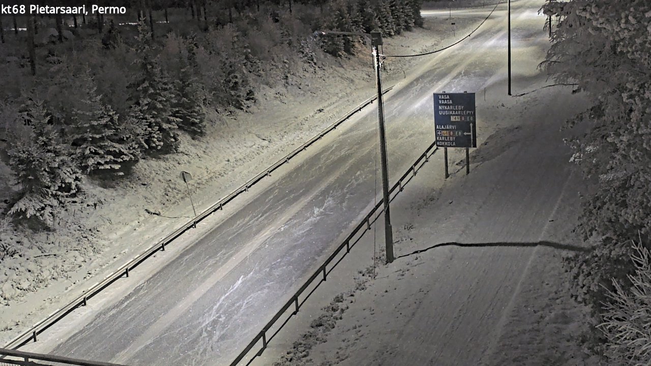 Kelikamerat Kuva Tie 68 Pietarsaari, Permo, Pietarsaari, Pohjanmaa