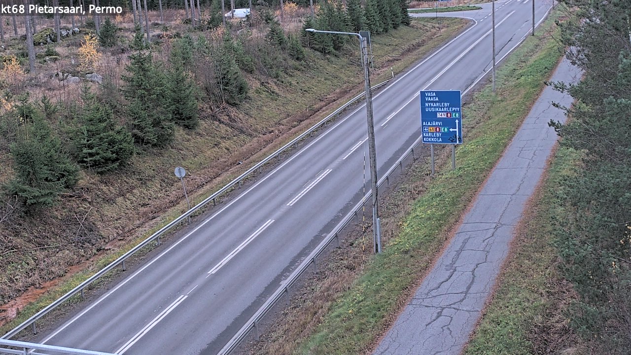 Kelikamerat Kuva Tie 68 Pietarsaari, Permo, Pietarsaari, Pohjanmaa