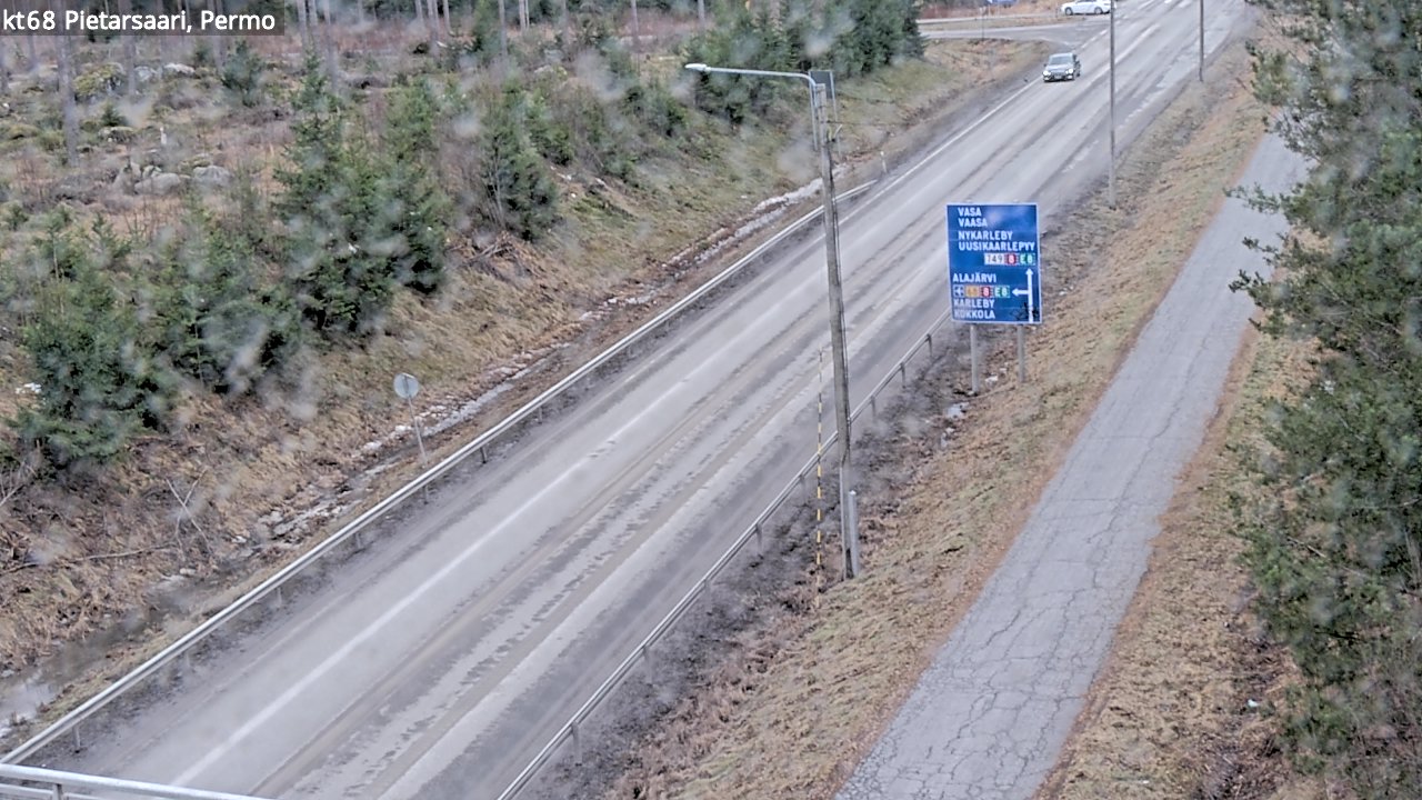 Weather Camera Image Väg 68 Jakobstad, Permo, Pietarsaari, Pohjanmaa