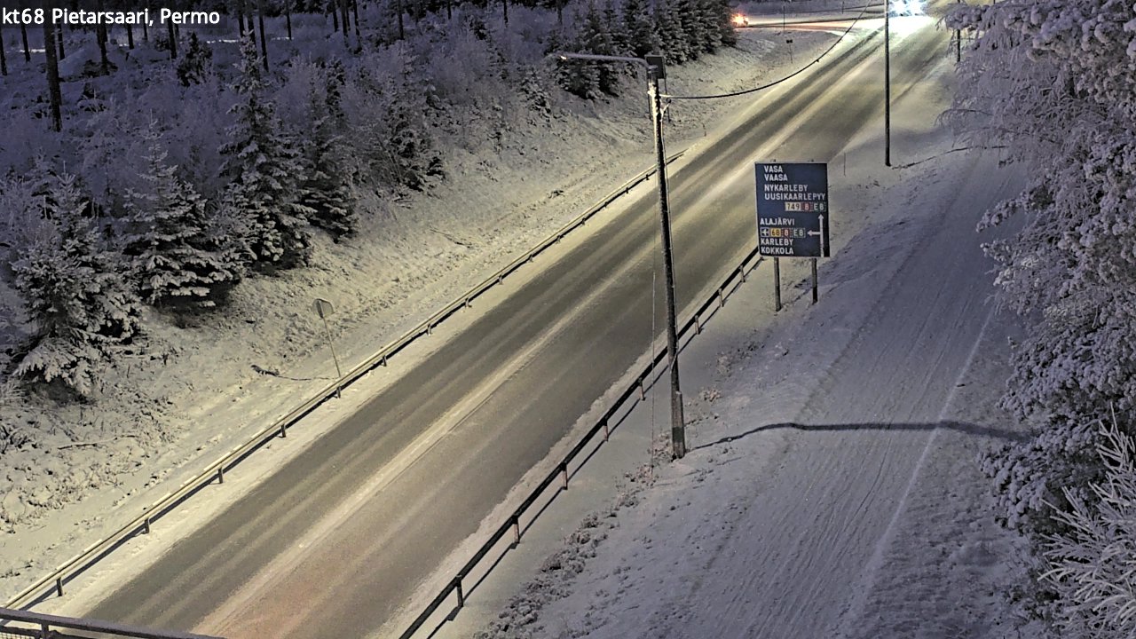 Kelikamerat Kuva Tie 68 Pietarsaari, Permo, Pietarsaari, Pohjanmaa