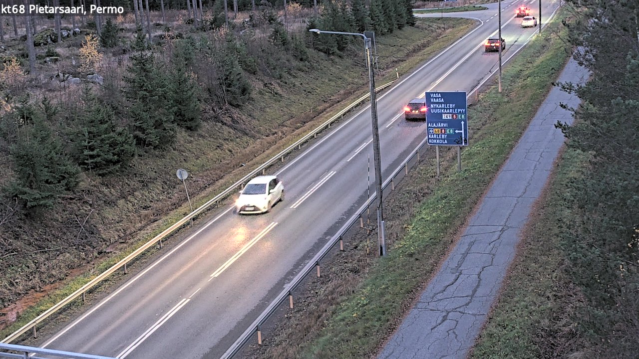 Kelikamerat Kuva Tie 68 Pietarsaari, Permo, Pietarsaari, Pohjanmaa