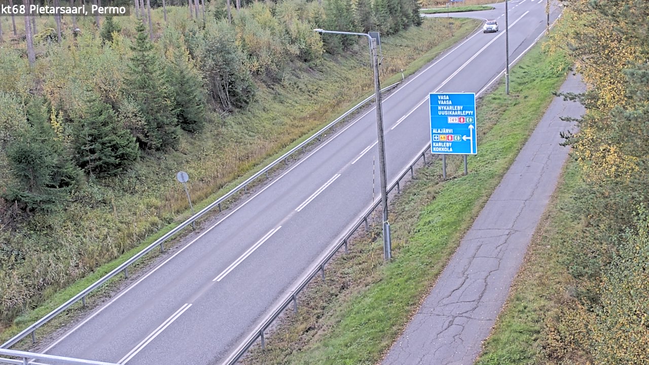 Kelikamerat Kuva Tie 68 Pietarsaari, Permo, Pietarsaari, Pohjanmaa