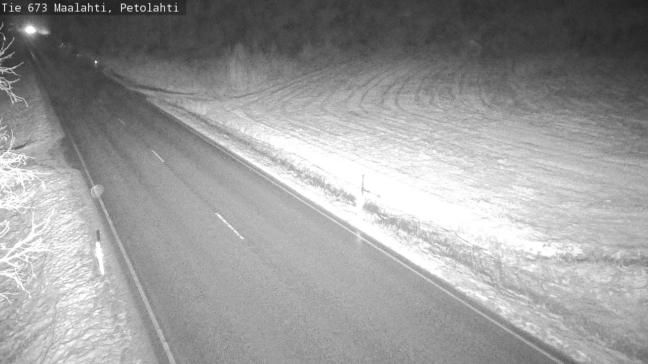 Weather Camera Image Väg 673 Malax, Petalax, Maalahti, Pohjanmaa