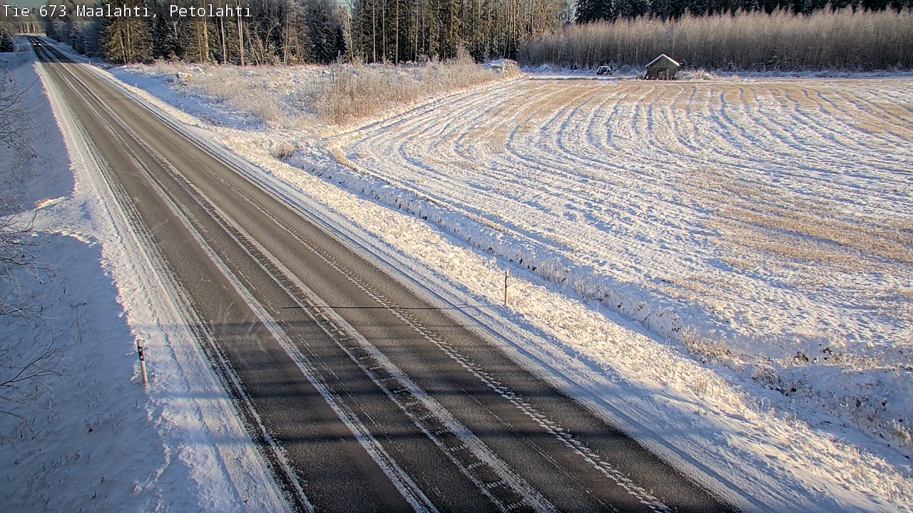 Weather Camera Image Road 673 Maalahti, Petolahti, Maalahti, Pohjanmaa