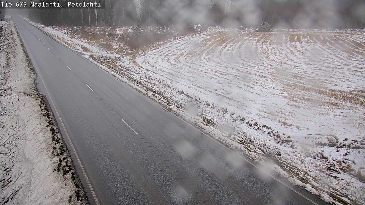 Weather Camera Image Väg 673 Malax, Petalax, Maalahti, Pohjanmaa