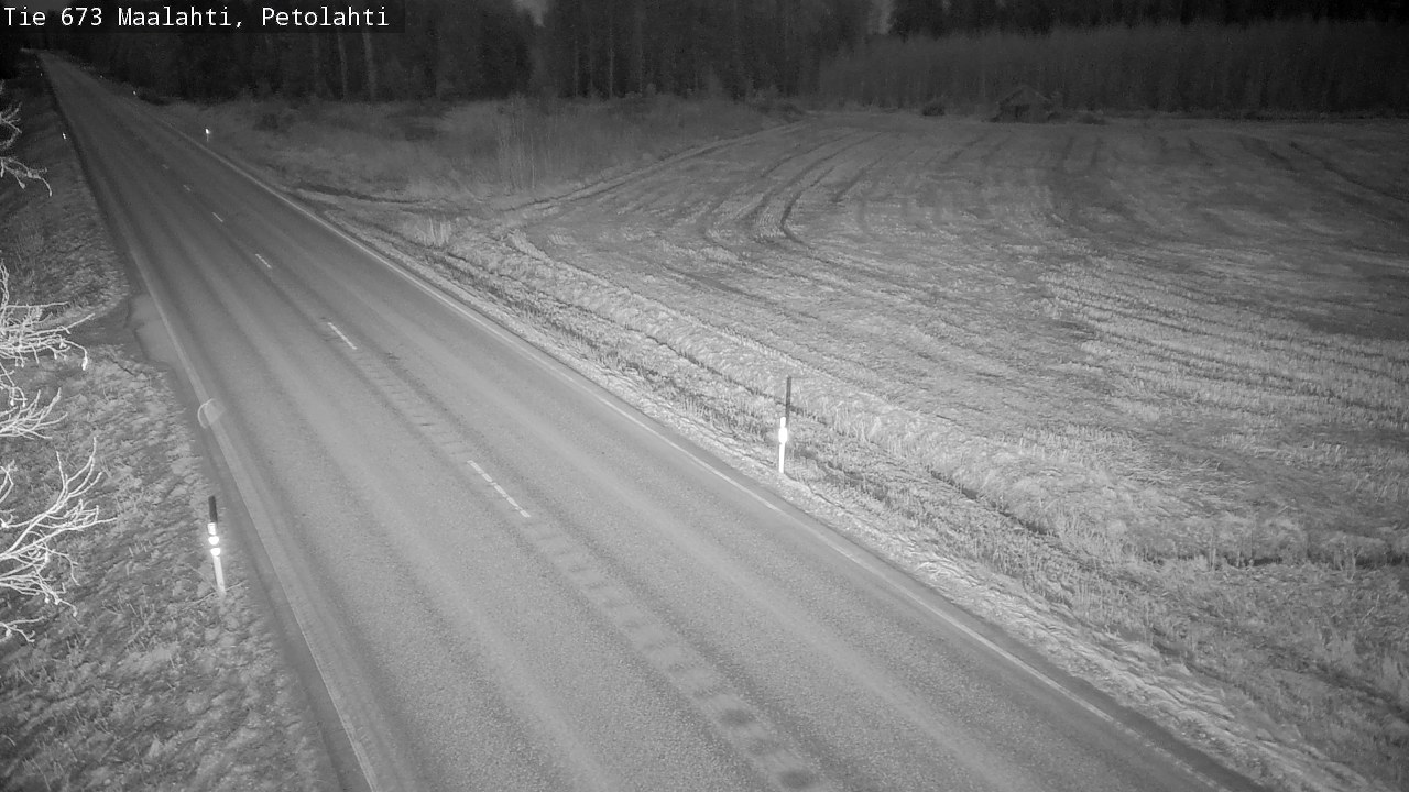 Weather Camera Image Road 673 Maalahti, Petolahti, Maalahti, Pohjanmaa
