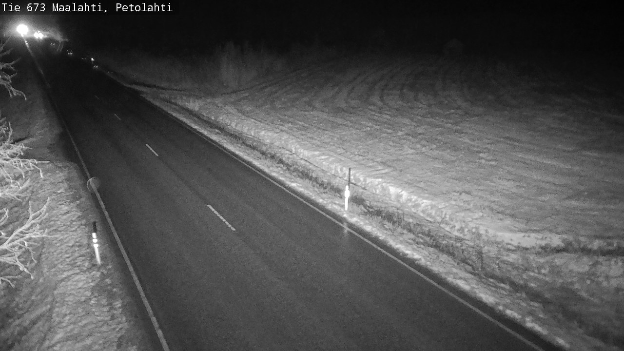 Weather Camera Image Väg 673 Malax, Petalax, Maalahti, Pohjanmaa