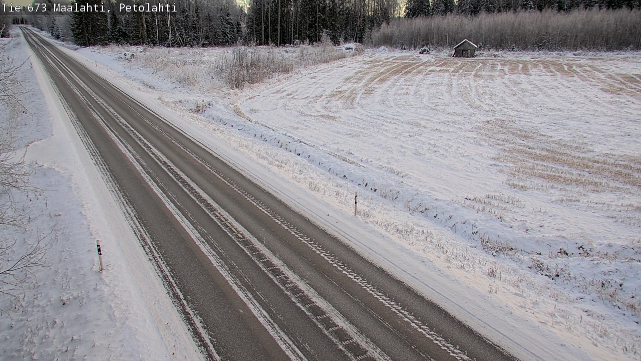 Weather Camera Image Road 673 Maalahti, Petolahti, Maalahti, Pohjanmaa