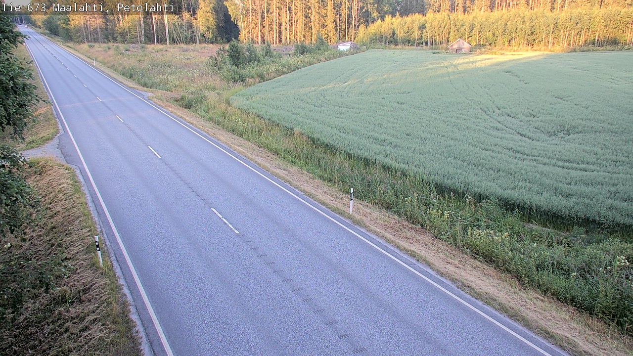 Weather Camera Image Road 673 Maalahti, Petolahti, Maalahti, Pohjanmaa