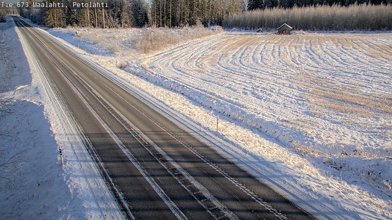 Weather Camera Image Road 673 Maalahti, Petolahti, Maalahti, Pohjanmaa