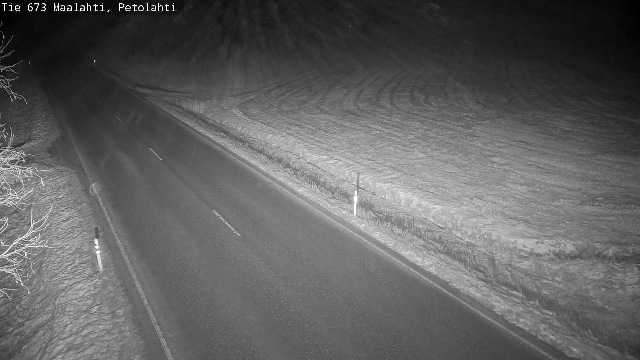 Weather Camera Image Väg 673 Malax, Petalax, Maalahti, Pohjanmaa