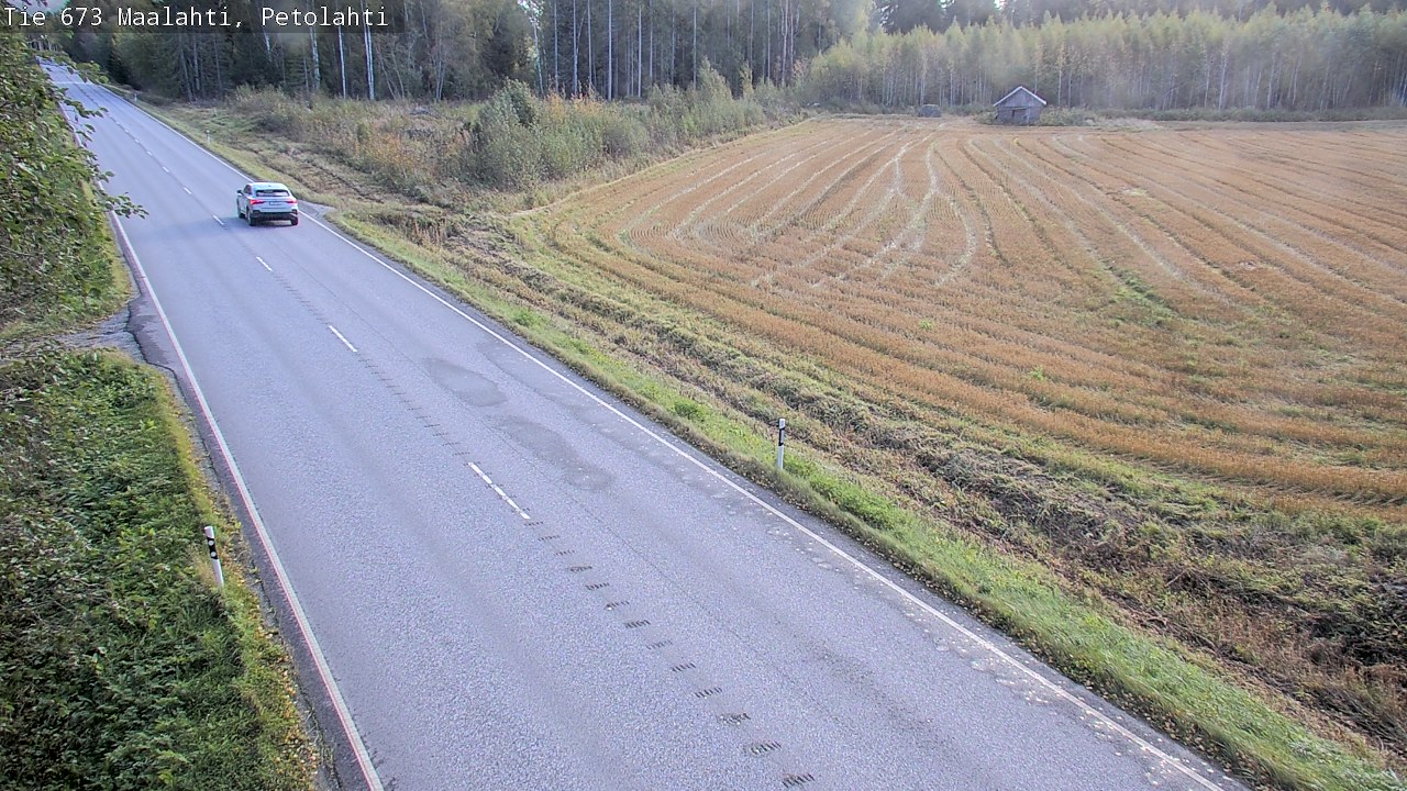 Weather Camera Image Väg 673 Malax, Petalax, Maalahti, Pohjanmaa