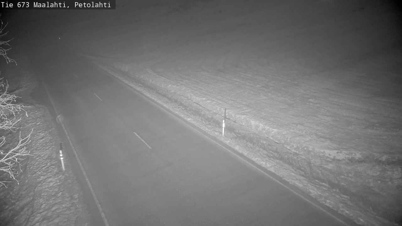 Weather Camera Image Väg 673 Malax, Petalax, Maalahti, Pohjanmaa