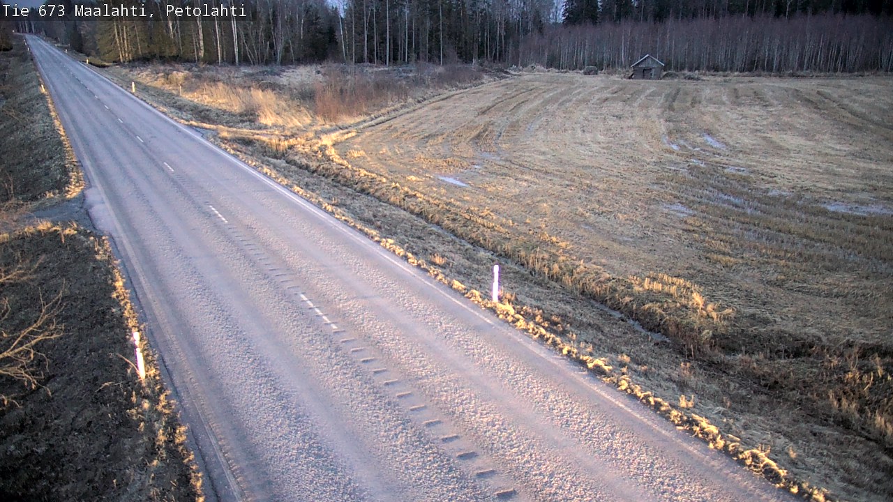 Weather Camera Image Road 673 Maalahti, Petolahti, Maalahti, Pohjanmaa