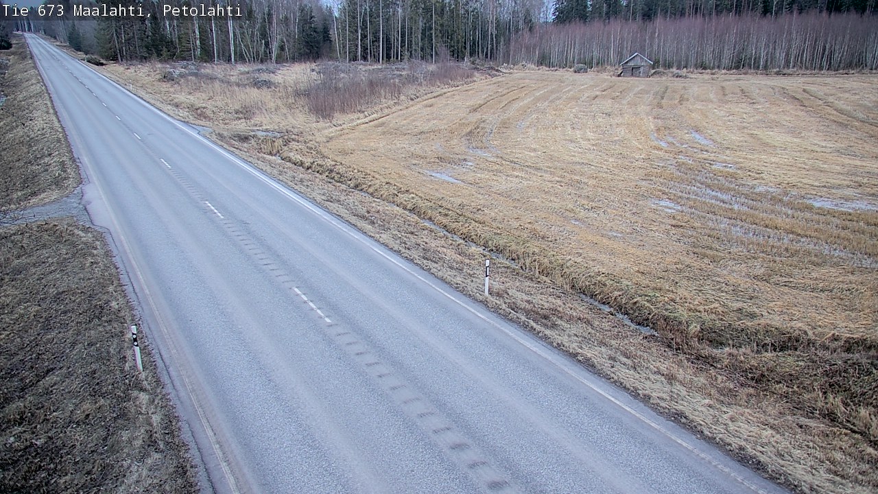 Weather Camera Image Road 673 Maalahti, Petolahti, Maalahti, Pohjanmaa