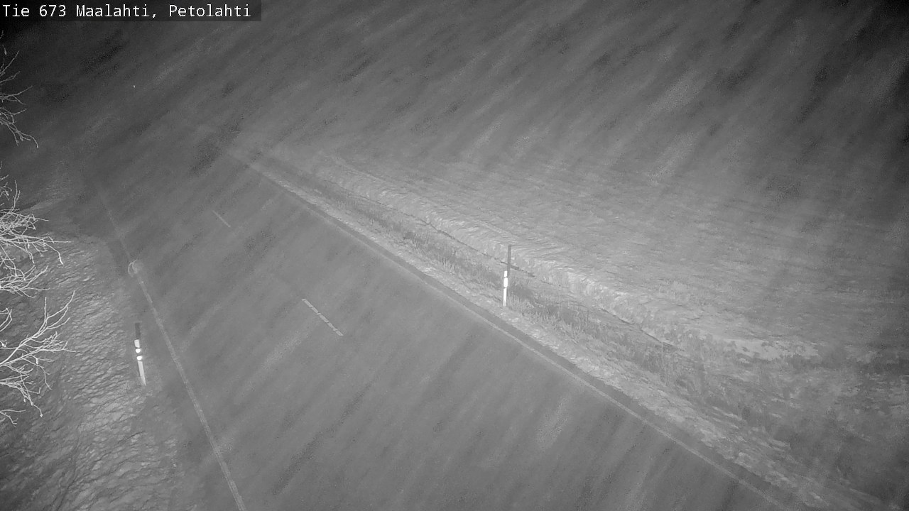 Weather Camera Image Väg 673 Malax, Petalax, Maalahti, Pohjanmaa