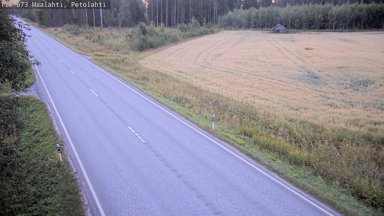 Weather Camera Image Road 673 Maalahti, Petolahti, Maalahti, Pohjanmaa