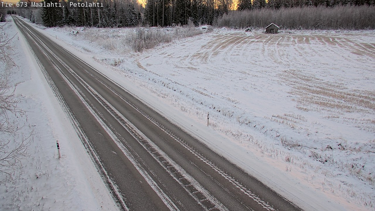 Weather Camera Image Road 673 Maalahti, Petolahti, Maalahti, Pohjanmaa