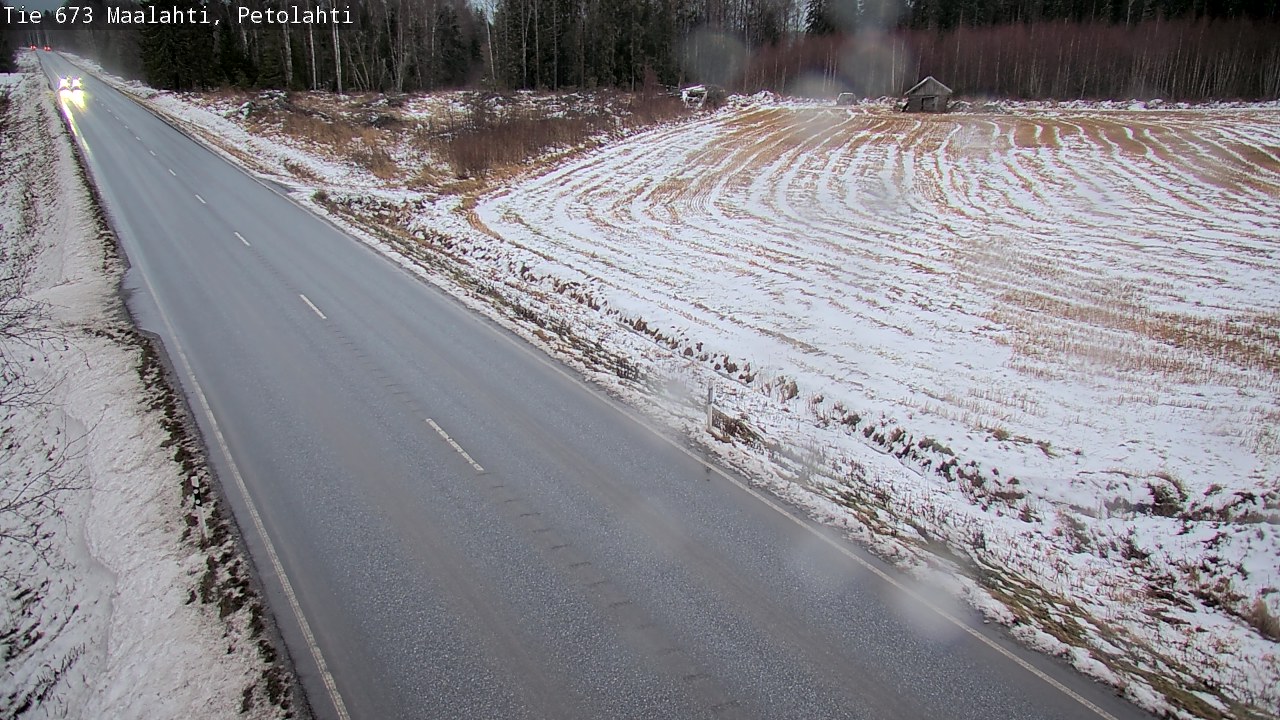 Weather Camera Image Väg 673 Malax, Petalax, Maalahti, Pohjanmaa