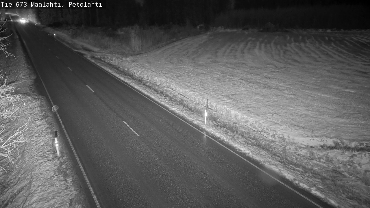 Weather Camera Image Väg 673 Malax, Petalax, Maalahti, Pohjanmaa