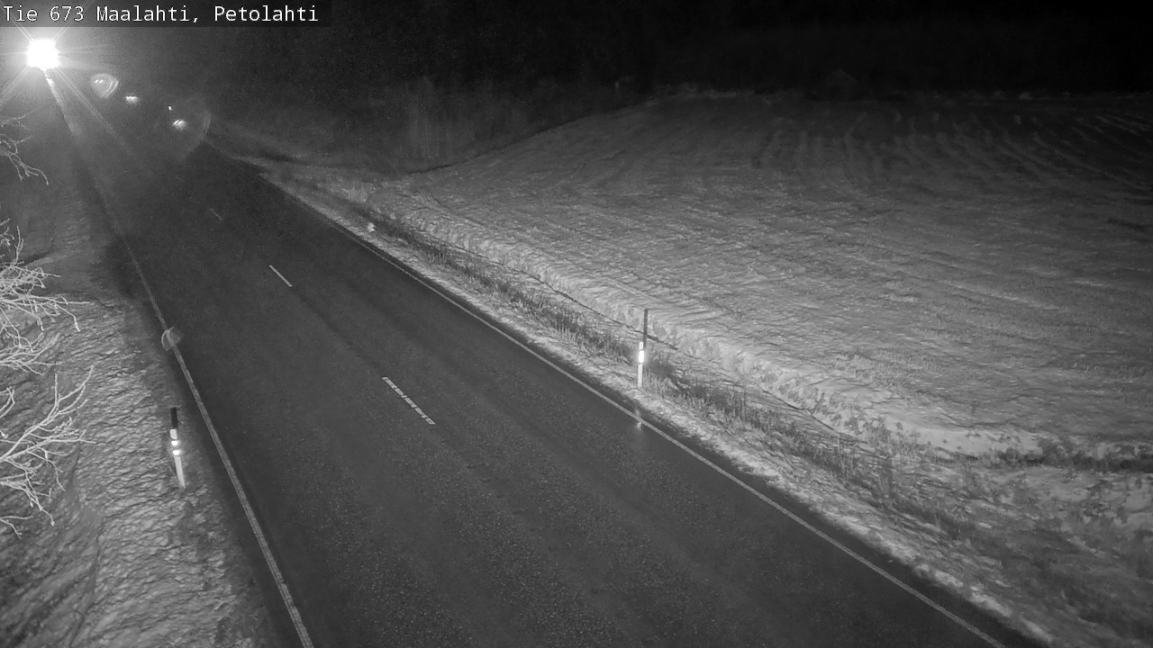 Weather Camera Image Väg 673 Malax, Petalax, Maalahti, Pohjanmaa