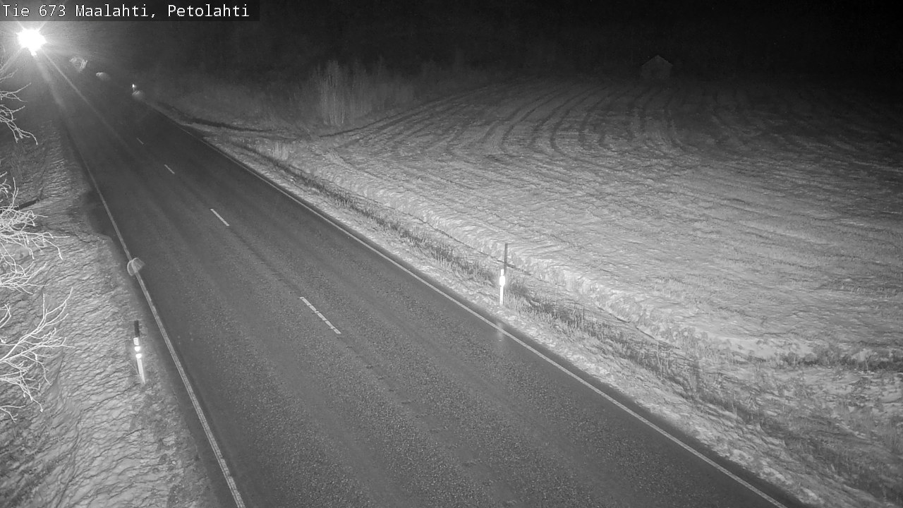 Weather Camera Image Väg 673 Malax, Petalax, Maalahti, Pohjanmaa