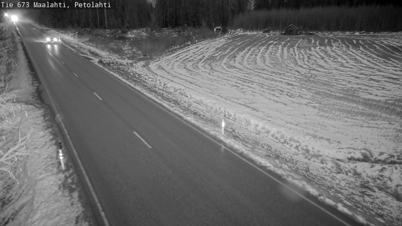 Weather Camera Image Väg 673 Malax, Petalax, Maalahti, Pohjanmaa