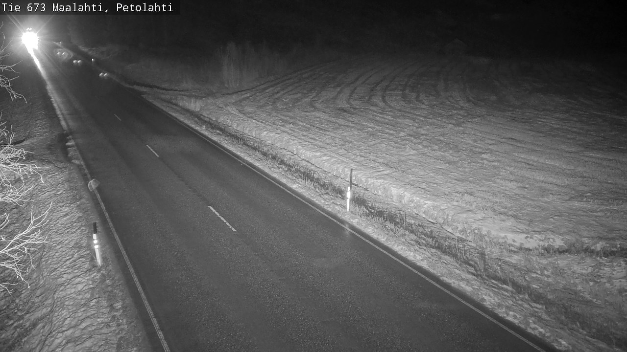 Weather Camera Image Väg 673 Malax, Petalax, Maalahti, Pohjanmaa