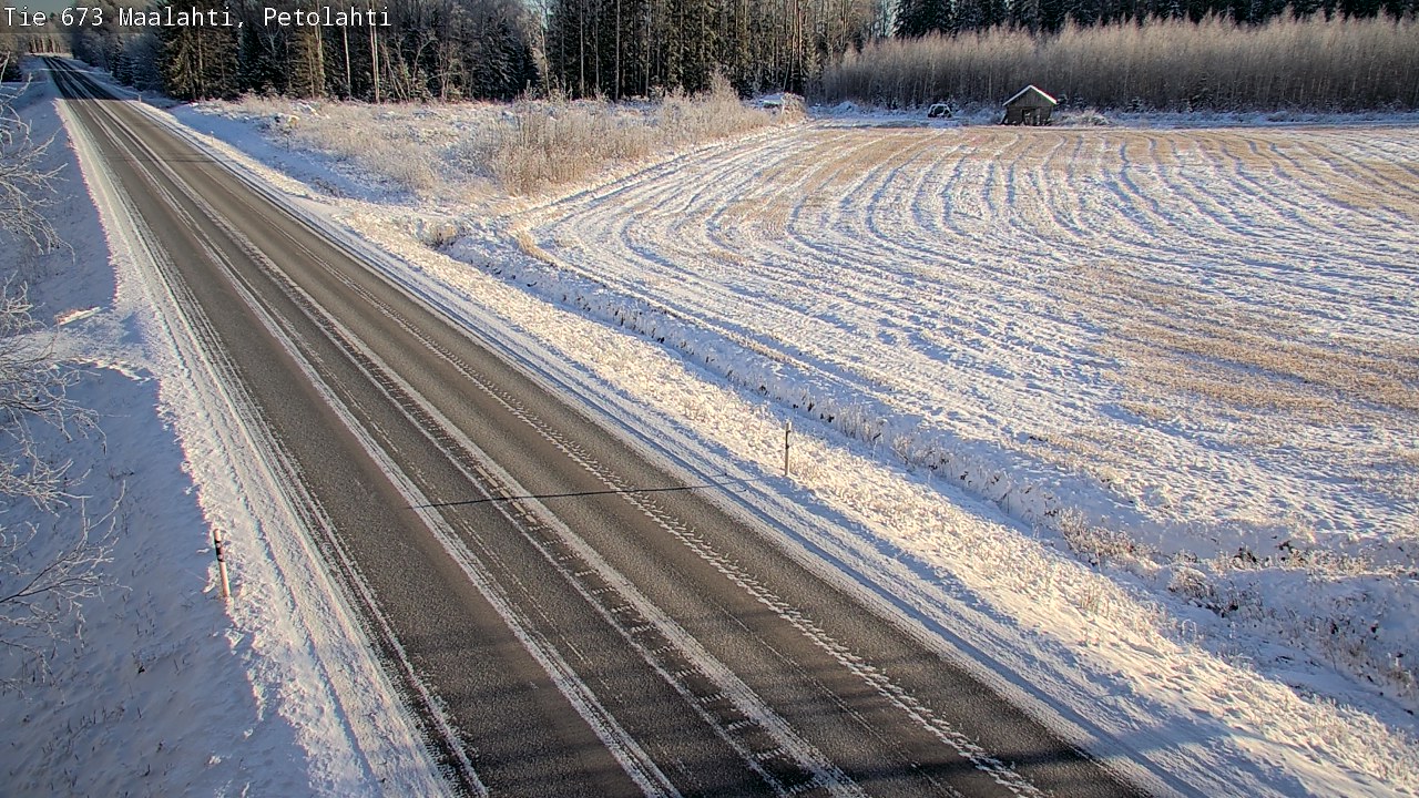 Weather Camera Image Road 673 Maalahti, Petolahti, Maalahti, Pohjanmaa